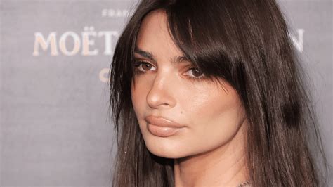 Emily Ratajkowski Poses in a Fiery High